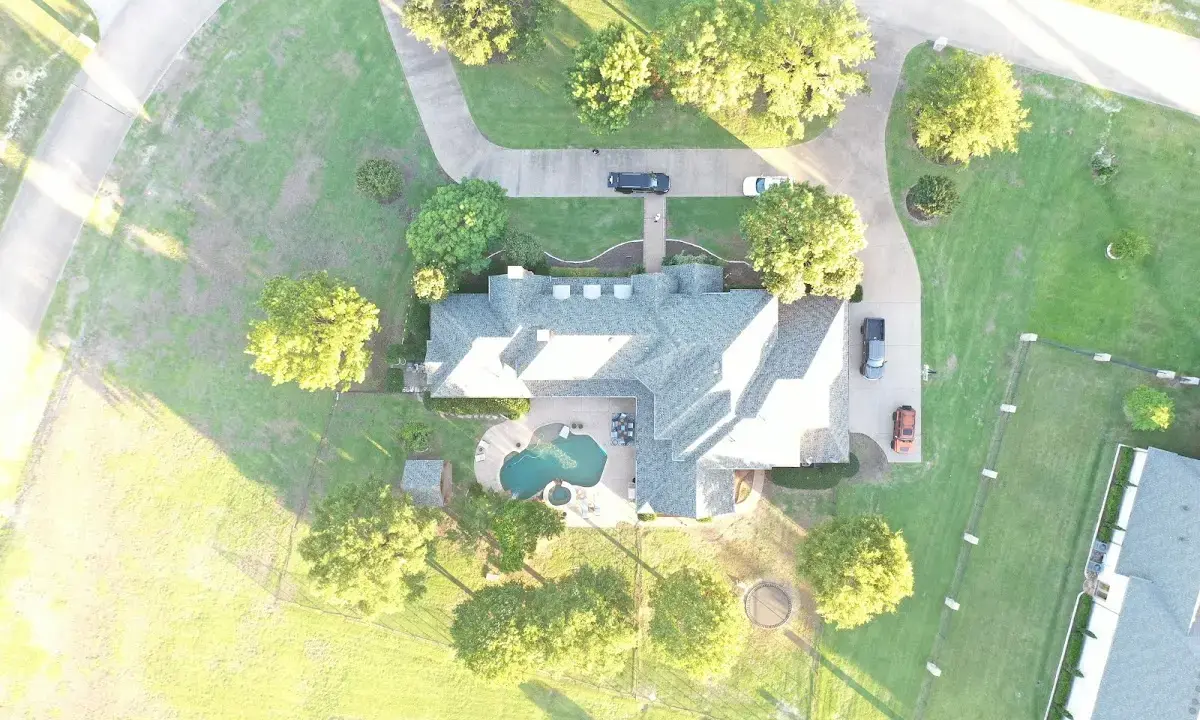 New shingle roof installation on a home in Neosho